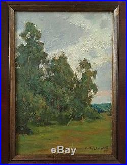 Vintage Russian A. Gritsai 1914-1997 Original Oil Painting Signed Listed