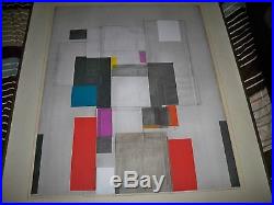 Vintage Signed Norio Azuma Image In Love Serigraph Artist Proof Framed Abstract