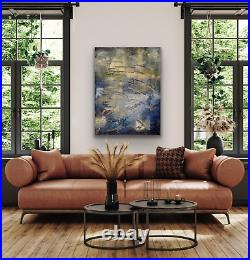 VIntage 80 MODERN, CONTEMPORARY, REFLECTIONS ON THE WATER OIL PAINTING SIGNED