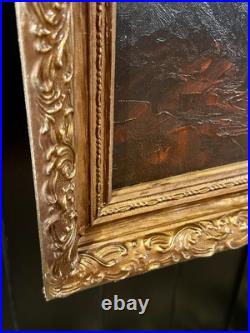 VTG 1971 Artist Signed Jacque Original Oil on Canvas Framed Floral Still Life