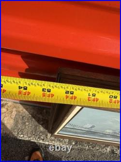 VTG 1980's Canvas Oil Painting Brooklyn Bridge Signed by Artist Adams Framed