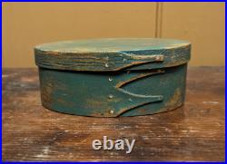 VTG 4 Stacking Shaker Wood Oval Pantry Box with Lid Artist Signed James Lesher EUC