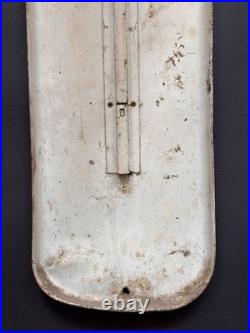 VTG DRINK BUBBLE UP SODA PAINTED METAL WORKING THERMOMETER SIGN / 16 x 6