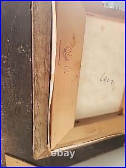 VTG Floral Painting Gold Wood Ornate Frame 16.5 x 14.5. Oil On Canvas. Signed
