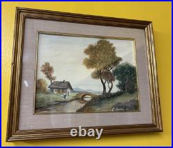 VTG Florence Artist L Arrini Carrini Charrini Watercolor 1965 Painting Signed