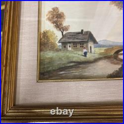 VTG Florence Artist L Arrini Carrini Charrini Watercolor 1965 Painting Signed