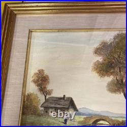 VTG Florence Artist L Arrini Carrini Charrini Watercolor 1965 Painting Signed