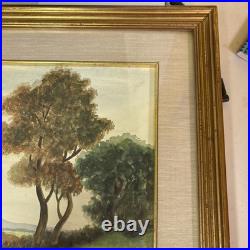 VTG Florence Artist L Arrini Carrini Charrini Watercolor 1965 Painting Signed