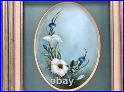 VTG Framed Oil On Canvas Floral Still-Life Painting Signed P. F Williams 1979