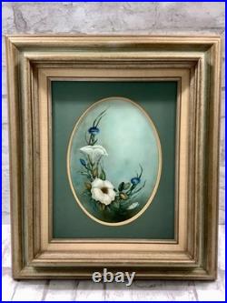 VTG Framed Oil On Canvas Floral Still-Life Painting Signed P. F Williams 1979