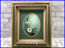 VTG Framed Oil On Canvas Floral Still-Life Painting Signed P. F Williams 1979