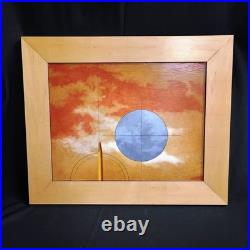 VTG Judith Ernst Cherry Tromp L'oeil Surrealist Painting Signed with Paperwork