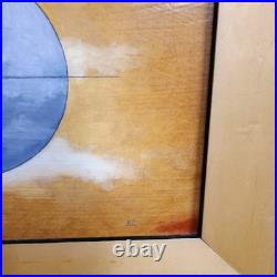 VTG Judith Ernst Cherry Tromp L'oeil Surrealist Painting Signed with Paperwork