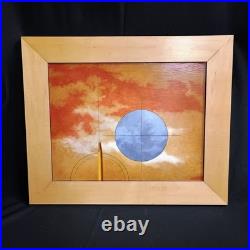 VTG Judith Ernst Cherry Tromp L'oeil Surrealist Painting Signed with Paperwork