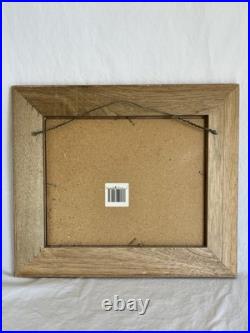 VTG Landscape Oil Painting With Snowcapped Mountains and Autumn Trees Signed