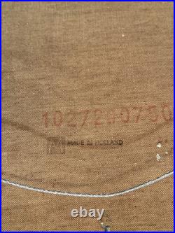 VTG MCM Original European Impasto Style O/C Rocky Mountain Landscape, Signed