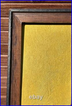 VTG OOAK 1971 Original Oil Painting Impasto Floral Still Life 16x20 Bright Bold