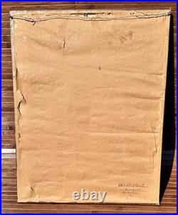 VTG OOAK 1971 Original Oil Painting Impasto Floral Still Life 16x20 Bright Bold