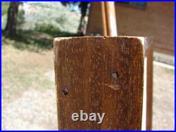 VTG Oil PAINTING Landscape House MOUNTAIN Tree Framed CANVAS ART Sign ARROYO
