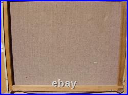 VTG Oil PAINTING on CANVAS Framed CANVAS ART Signed ARROYO
