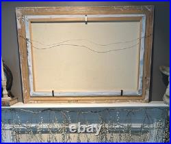 VTG Original Oil on Board Artist Signed Howard Framed Nautical Painting 29x41