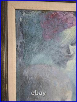 VTG Original Signed Irv Docktor Complex Abstract Textured Framed Canvas Painting VTG Original Signed Irv Docktor Complex Abstract Textured Framed Canvas Painting