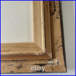 VTG Original Wildlife Canvas Oil Painting Bull Elk Winter Artist Signed 20x24 VTG Original Wildlife Canvas Oil Painting Bull Elk Winter Artist Signed 20x24