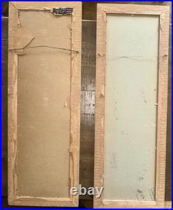 VTG Pair Oil Paintings Impasto H. Dzierzynski Attrib Andre Dzierzynski c. 1965 VTG Pair Oil Paintings Impasto H. Dzierzynski Attrib Andre Dzierzynski c. 1965