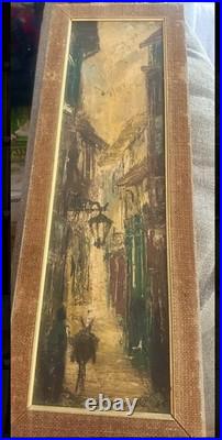 VTG Pair Oil Paintings Impasto H. Dzierzynski Attrib Andre Dzierzynski c. 1965 VTG Pair Oil Paintings Impasto H. Dzierzynski Attrib Andre Dzierzynski c. 1965