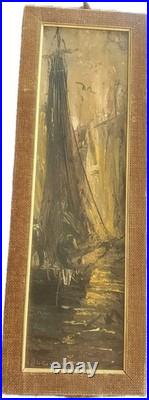 VTG Pair Oil Paintings Impasto H. Dzierzynski Attrib Andre Dzierzynski c. 1965 VTG Pair Oil Paintings Impasto H. Dzierzynski Attrib Andre Dzierzynski c. 1965