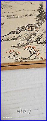 VTG Prestine 1950s Japanese Painting Matthew 1128 Signed & Story On Back Who