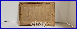 VTG Prestine 1950s Japanese Painting Matthew 1128 Signed & Story On Back Who