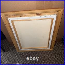 VTG Signed A. Maley Original Oil Canvas Painting White Egrets/Marsh 20x24 Framed