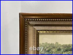 VTG. Watercolour Painting Landscape Impressionist Style Signed