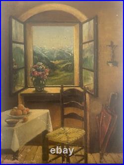 Very Well Done Vintage Signed Original European Painting