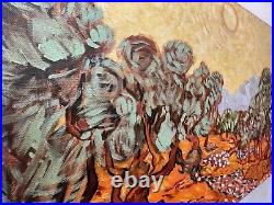 Vincent van Gogh Oil on Canvas Painting Signed and Stamped UnFramed VTG ART