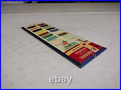 Vintage 16 Eureka Quick Dry Enamel Paints Celluloid Color Chart Display Sign