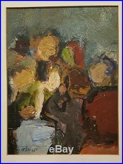 Vintage 1940 Early American Abstract Expressionist Henry Botkin Painting Ny Sc