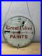 Vintage 1940's Great Lakes Paints Light Up Advertising Clock Sign Not Working