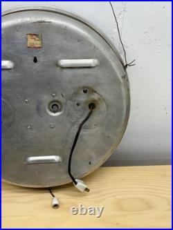 Vintage 1940's Great Lakes Paints Light Up Advertising Clock Sign Not Working