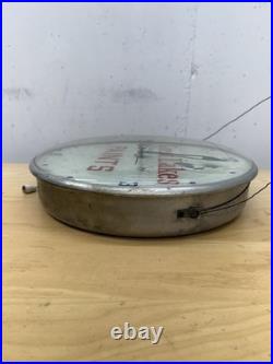 Vintage 1940's Great Lakes Paints Light Up Advertising Clock Sign Not Working