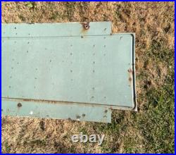 Vintage 1960 Firestone Bowtie Porcelain Painted Metal Sign 106.5 x 35