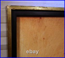 Vintage 1960s Abstract Expressionist Painting Mid Century Modern Art MCM Signed