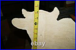 Vintage 1960s Grocery Kemps Dairy ITS THE COWS Wood Sign HAND PAINTED