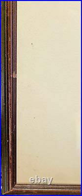 Vintage 1966 Abstract Impressionist Watercolor Painting by Sidonie Caron, Signed