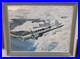 Vintage 1966 Original Drendel 1930s Beechcraft N241K Painting Signed Framed