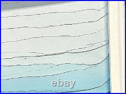 Vintage 1978 Abstract Signed Painting On Board Framed
