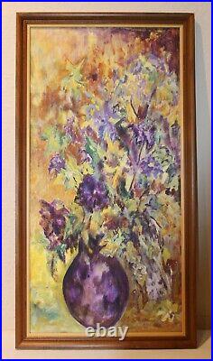 Vintage 1978 Original Oil on Canvas Painting Framed Signed & Dated