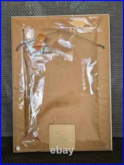 Vintage 1982 GUNTHER TEMECH ORIGINAL Black Pen Ink PAINTING UNTITLED Signed L@@K