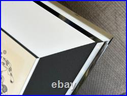 Vintage 1982 GUNTHER TEMECH ORIGINAL Black Pen Ink PAINTING UNTITLED Signed L@@K